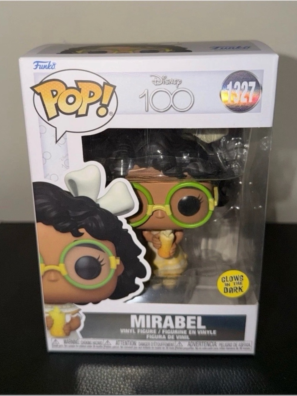 Funko Pop! Vinyl Disney 100 Mirabel Glow in the Dark #1327 Encanto Figure